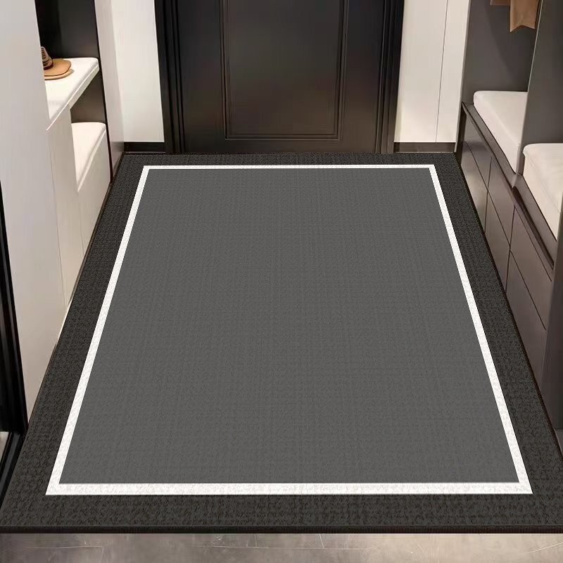现代简约素色入户进门脚垫玄关防滑地垫鞋柜边蹭脚垫高级感地毯,淘宝优惠券,粉丝福利购,淘宝优惠卷