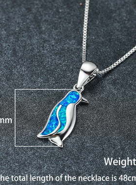 欧泊时尚风百搭小女孩礼物项链