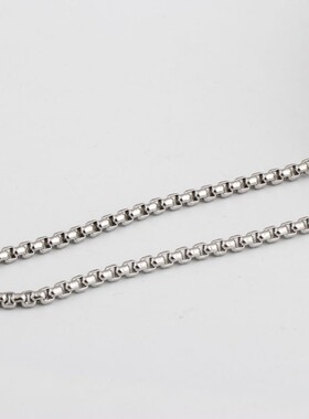 新款厂家精致3MM505560不锈钢蛇骨链304钛钢项链吊坠配链裤挂链