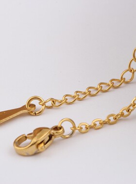 新款厂家 45CM50CM 18K金O字链项链不锈钢百搭装饰链子裤边链配件