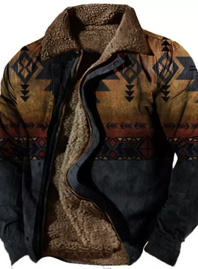 跨世纪乡村休闲宽松拉链男士外套