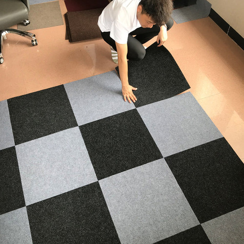 地板贴自粘地板革加厚耐磨防水泥地直接铺商用地胶塑胶PVC地板垫 - 图1