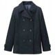 Wool double breasted college style JK uniform woolen jacket