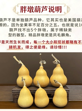 小胖墩葫芦手把件文玩挂件包配饰