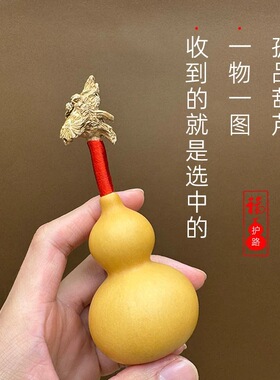 [一物一拍】精品葫芦手把件摆件文玩八宝宫廷长嘴盘玩手捻小葫芦