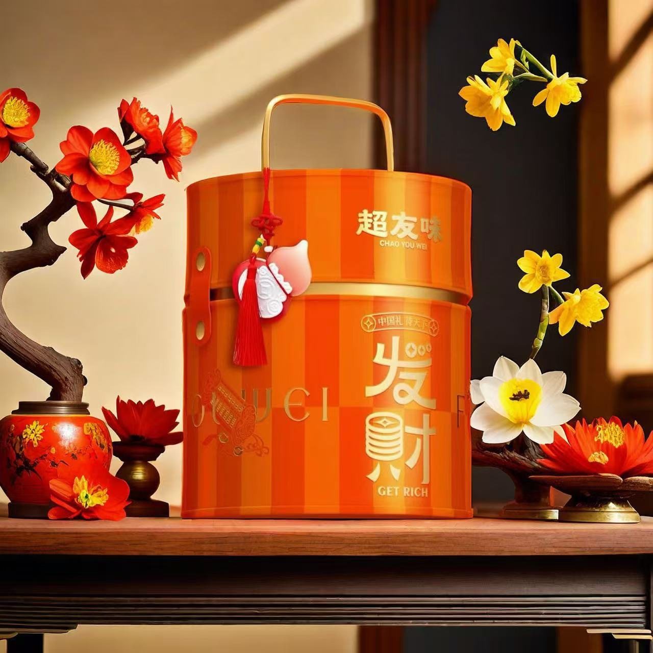 超友味财发双至发财糕点510g暴富蛋卷728g蛋黄酥糕点年货送礼礼盒,淘宝优惠券,粉丝福利购,淘宝优惠卷