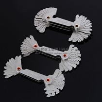 Threaded boilerplate dentelle jauge filetée 55 degrés 60 degrés Dandelion System Integrated Pitch Ruler Screw Tooth Pitch Measuring Tool