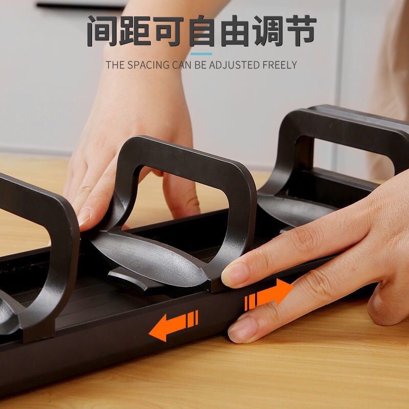 铝合金可调节碗碟架抽屉内置餐盘碟子收纳沥水架可定制橱柜内置,淘宝优惠券,粉丝福利购,淘宝优惠卷