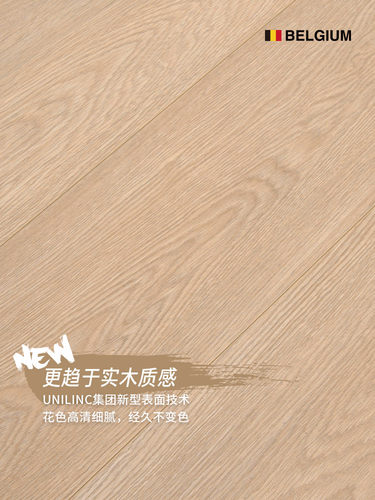 必美进口法式奶油风耐磨enf环保宝地雅强化复合木地板60708 - 图0