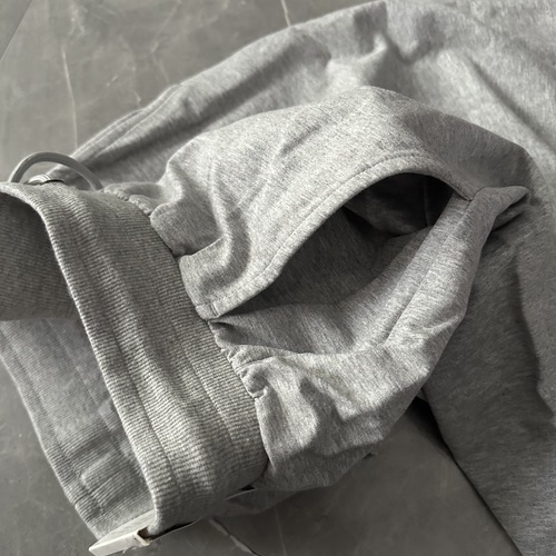 卫裤男士秋冬款美式运动裤宽松男生春秋棉氨长裤冬季休闲裤子男裤 - 图1