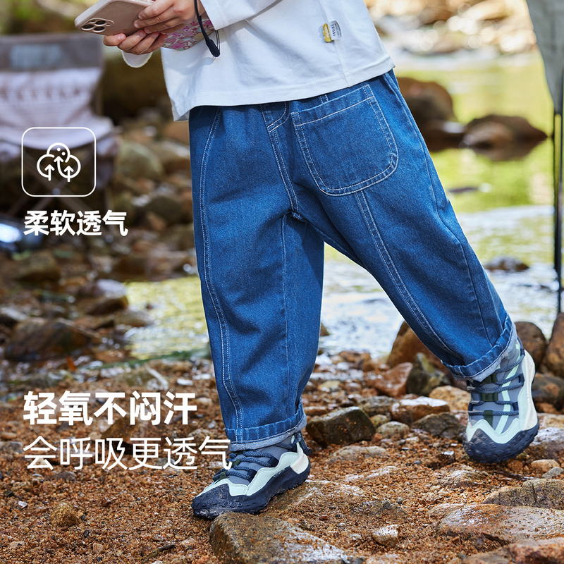 男童牛仔裤春秋款宝宝萝卜裤休闲儿童长裤2024新款小童裤子春装潮_DuduBaby婴童店_童装/婴儿装/亲子装-第3张图片-提都小院