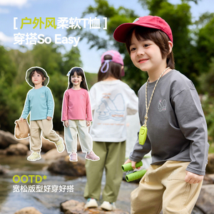 嘟嘟家儿童T恤春秋男童衣服春装