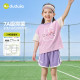 ຊຸດເດັກນ້ອຍ Dudujia summer boys't-shirt pants girls 2026 new short-sleeved shorts baby summer clothes category a