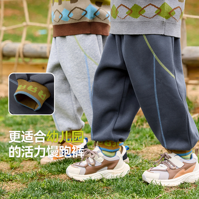 嘟嘟家儿童裤子男童春秋长裤女童秋季运动裤童装宝宝休闲裤衣服新
