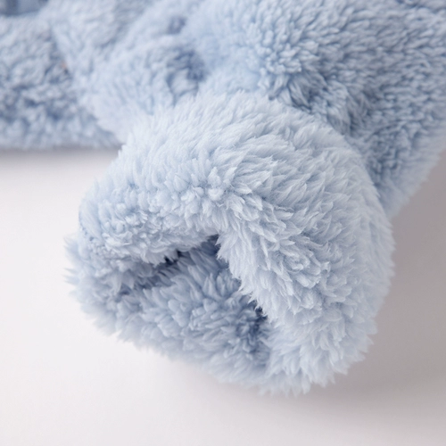 Детская коралловая бархатная куртка, детский пуховик, бархатный комбинезон для новорожденных, увеличенная толщина, детская одежда