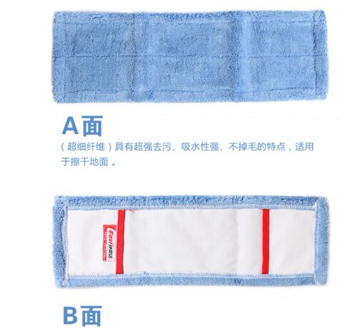 伊司达平板拖把替换布头拖把头家用尘推拖布头木地板瓷砖专用套式 - 图3