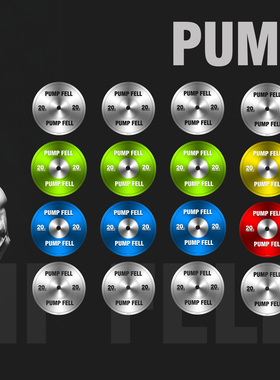 健身房杠铃片举重片打卡墙健身房打卡墙健身房墙面装饰打卡装置