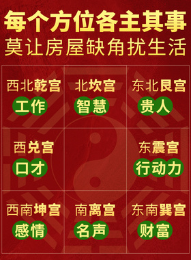 静世莲房屋缺角补角金属贴纸