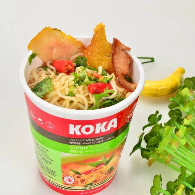 KOKA delicious instant noodles cup noodles imported from Singapore
