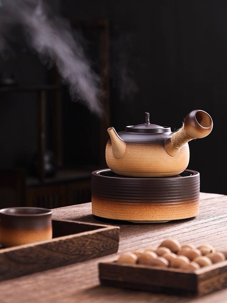 迷你电陶炉陶土茶炉套装烧水壶电茶壶茶具手工煮茶烧水复古沙铫壶,淘宝优惠券,粉丝福利购,淘宝优惠卷