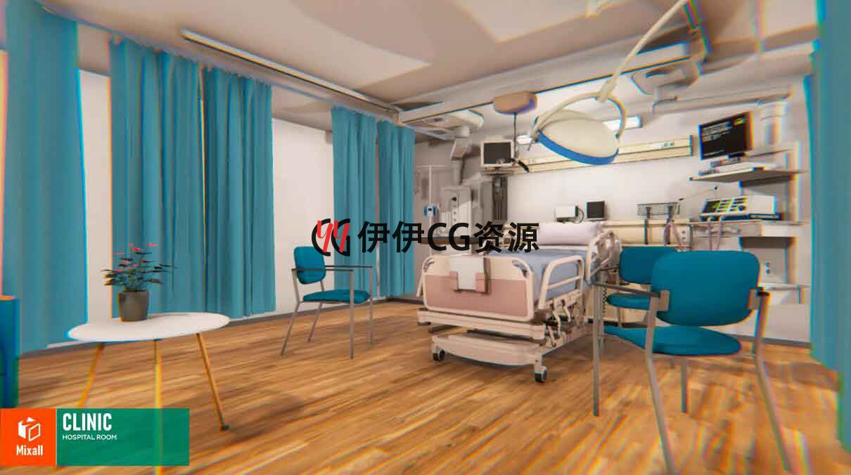 Unity3D 医院手术室急救病房病床场景 Clinic Hospital room 1.0 - 图2