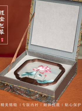 千丝画国风苏绣双面绣摆件送礼品