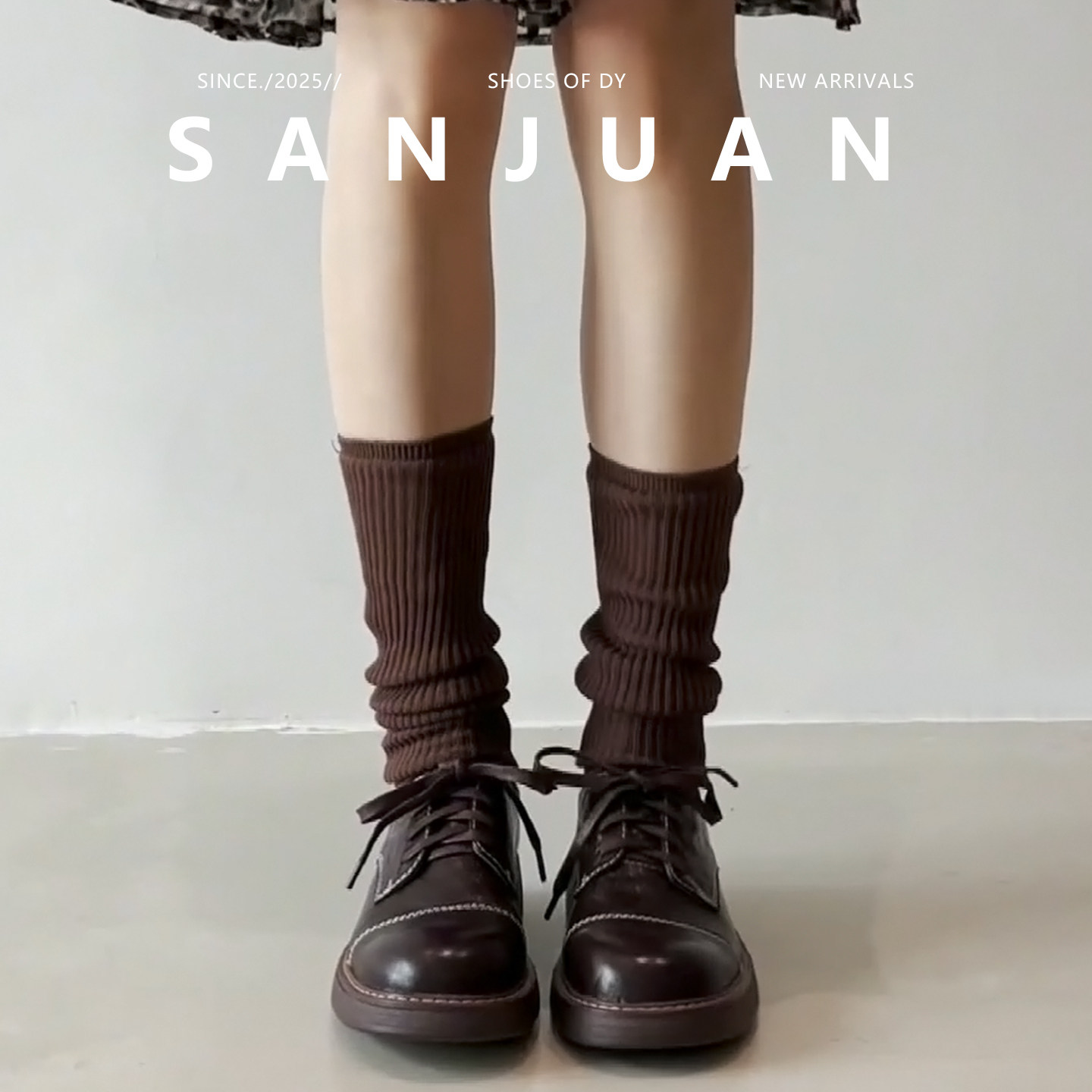 【三卷】复古百搭圆头系带小皮鞋女通勤学院风厚底粗跟小皮鞋2025,淘宝优惠券,粉丝福利购,淘宝优惠卷