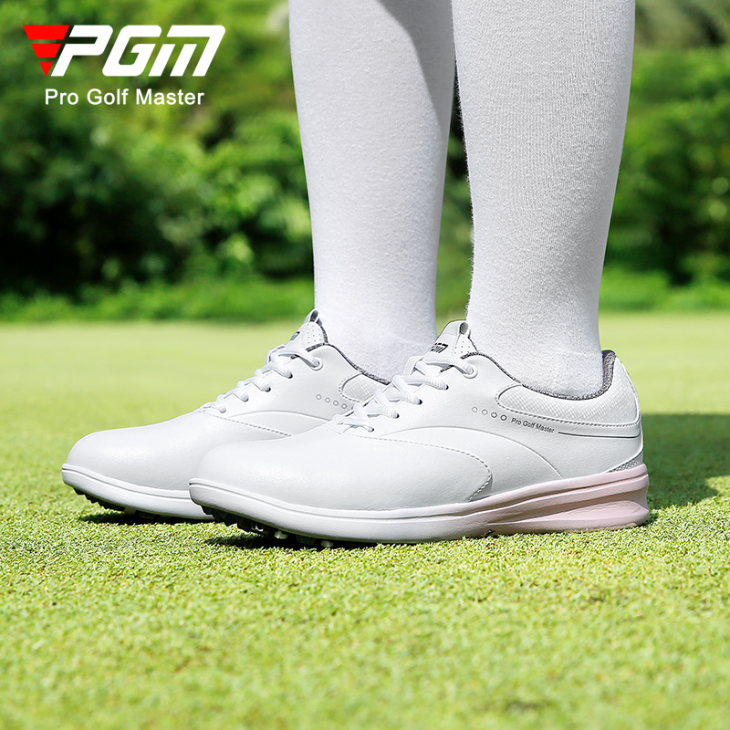 PGM 高尔夫球鞋女士 防水超纤旋扣款/鞋带款专利防侧滑鞋钉运动鞋 - 图0