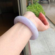 Brother Emerald (New Product January) Full Violet Thick Dress Positive Dress Circle Mouth 58 Bracelet 28074 Myanmar Emerald