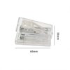 Unprinted transparent mini small stapler