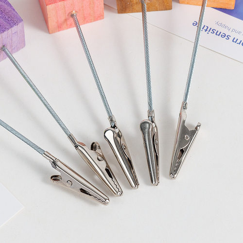 创意复古原木便签卡片名片夹子桌面立式照片夹留言便签夹装饰摆件 - 图1