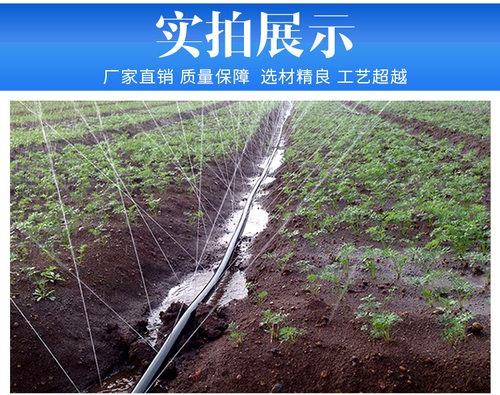 微喷带1到4寸喷灌滴管农用雾化节水滴灌输水大棚园林浇水加厚主管 - 图1