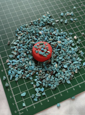 优化绿松碎石无规则颗粒DIY饰品