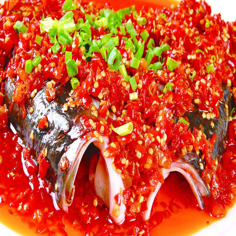 湘君府鱼头剁椒 剁椒鱼头专用2.3kg桶装剁正宗鱼头剁椒剁辣椒酱