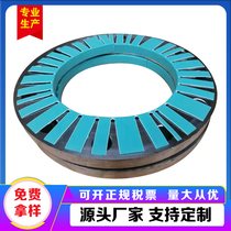 Plastic flange gear sealing rack large bore flat welding flange close cover blue PE protection strip free splicing