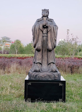 定制十二生肖雕塑玻璃钢寅虎雕像