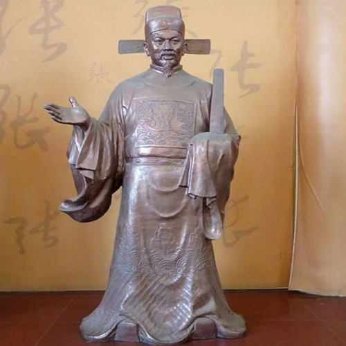 定制丁瑄刘吉沈雕塑定做周朱祁钰刘溥黄萧养脱脱不花铸铜雕像摆件 - 图1