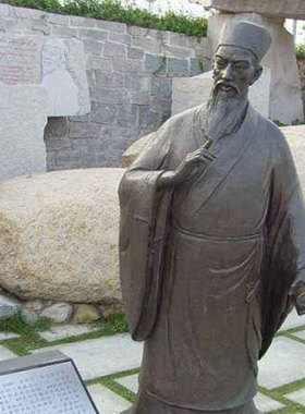 定制铸铜雕像摆件雕塑周瑞江秉谦