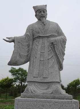 定制冒顿单于周勃陆贾娄敬刘敬刘恒汉文帝雕塑定做刘长雕像摆件