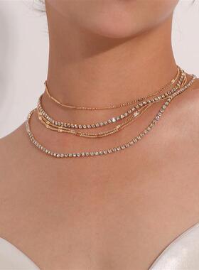 欧美跨境饰品气质流行爪链水钻