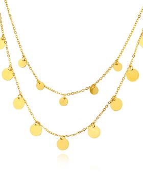 欧美跨境饰品时尚双层手工亮片