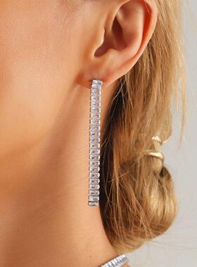 欧美跨境饰品创意高级感水晶锆