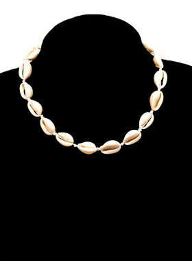 欧美跨境饰品 贝壳项链女个性创意百搭手工项饰锁骨链首饰配饰女