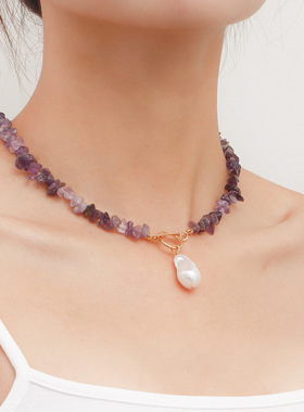 欧美跨境饰品大号异形珍珠OT扣