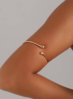 跨境欧美饰品个性夸张臂环开口可调节ins风轻奢时尚百搭手镯手饰