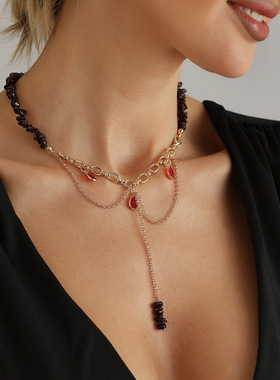 欧美跨境饰品异型不规则串珠几何