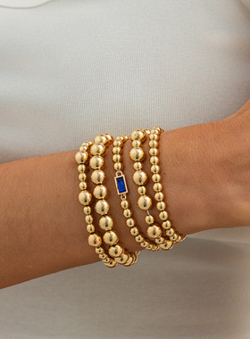 欧美跨境轻奢ins微镶亚克力钻手