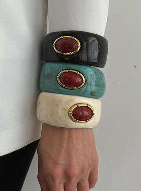 欧美跨境波西米亚度假风晕染宽手