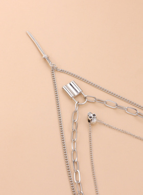 欧美跨境饰品嘻哈朋克骷髅头