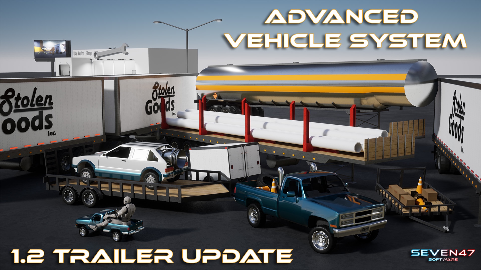 UE4虚幻5.3 最新版 Advanced Vehicle System 车辆驾驶系统插件 - 图3